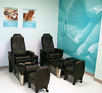 Spa Graphic Wall Treatment and Branding Wall Posters