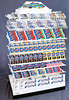 Convenient Store Endcap Merchandiser for Snack Cake