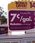 Pump Topper Signage with Interchangeable Graphics